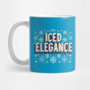 iced Elegance - Winter Themed desin Mug